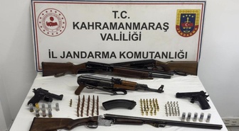 Kahramanmaraş ve Şanlıurfa Birecik'te silah operasyonunda 7 şüpheli gözaltına alındı