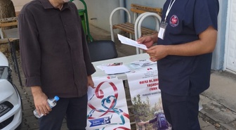 Kovancılar'da Dünya Kalp Günü'nde İlçe Sağlık Müdürlüğü etkinlik düzenledi