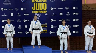 Manisalı milli sporcu Hira Nur Turgut, Balkan Judo Şampiyonası'nda 2 madalya kazandı