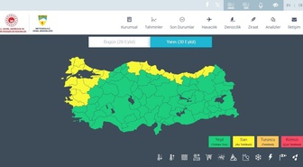 Meteoroloji, Karadeniz'de bu geceden itibaren sarı kodlu sağanak uyarısı yaptı