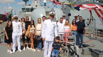 MSB, TCG Karataş personelinin Gazimağusa'da ailelerini ağırladığını duyurdu