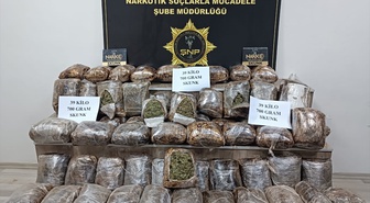 Şanlıurfa'da otobüs bagajında 39 kilo 700 gram sentetik uyuşturucu ele geçirildi
