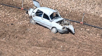Şanlıurfa Harran'da iddiaya göre araç şarampole devrildi; bebek öldü, 6 kişi yaralandı
