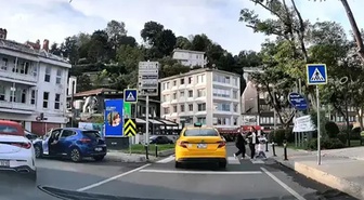 Yaya geçidinde akılalmaz hareket! Taksi şoförüne 6 bin 662 lira ceza