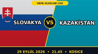 Slovakya vs Kazakistan maçı hangi kanalda, Slovakya vs Kazakistan maçı nereden CANLI izlenir?