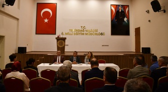 Tekirdağ'da 29 Ekim Cumhuriyet Bayramı için koordinasyon toplantısı yapıldı