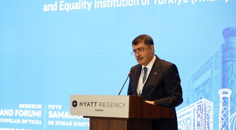 TİHEK Başkanı Şahin, Semerkant Forumu'nda Gazze için ulusal kurumlara çağrı yaptı