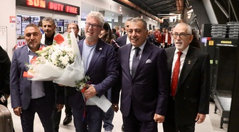 Trabzonspor'un 1 Ekim'deki dostluk maçı rakibi Drogheda United Trabzon'a ulaştı