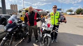 Umre için Düzce'den yola çıkan 2 motosikletli Cilvegözü'nden Suriye'ye geçti