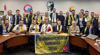 Aliağa Fenerbahçeliler Derneği başkanlığına Hamit Erdem tek listeyle yeniden seçildi