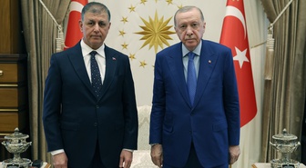 Cumhurbaşkanı Erdoğan, İzmir Büyükşehir Belediye Başkanı Tugay'ı kabul etti