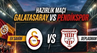 Galatasaray Pendikspor maçı hangi kanalda, Galatasaray Pendikspor ne zaman, Galatasaray hazırlık maçı nerede RAMS PARK'ta mı oynanacak?