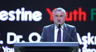Gençlik ve Spor Bakanı Osman Aşkın Bak, Filistin Gençlik Forumu'nda konuştu: