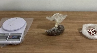Kırşehir Kaman'da uyuşturucu operasyonunda 2 şüpheli gözaltına alındı