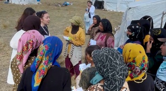 Konya Derebucak'ta mevsimlik tarım işçilerine sağlık taraması yapıldı