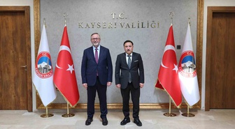 Kültür ve Turizm Bakan Yardımcısı Yılmaz, Kayseri Valisi Çiçek'i ziyaret etti