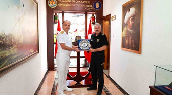 Mersin İl Emniyet Müdürü Aktaş, kamu ve güvenlik bürokrasisiyle görüştü