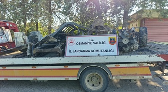 Osmaniye'de çalınan fork-lift parçalanmış halde bulundu, 3 zanlı tutuklandı