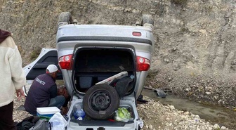 Tekirdağ Şarköy'de kontrolden çıkan otomobil takla attı, 2 kişi yaralandı