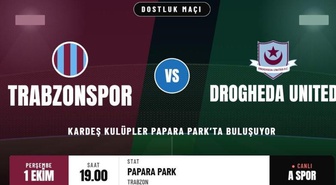 Trabzonspor Drogheda maçı ne zaman, saat kaçta ve hangi kanalda?
