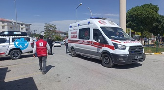 Van Muradiye Devlet Hastanesi'nde AFAD ve Kızılay tatbikatta koordinasyonu test etti
