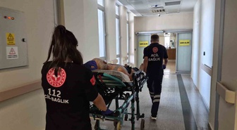 Adıyaman'da iddiaya göre çadır çeken kişi 1. kattan düşerek yaralandı