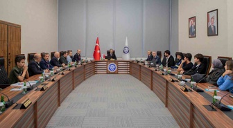 Bahçelievler İlçe Milli Eğitim Müdürü, 'Bizim Gök Kubbemiz' için EBYÜ’yü ziyaret etti
