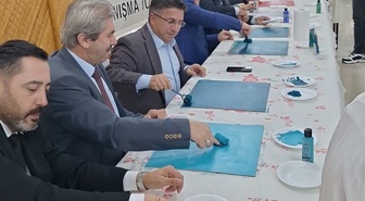 Balıkesir Üniversitesi Gazze için hat boyama etkinliği düzenledi