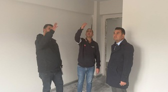 Bilecik'te Şeyh Edebali Özel Bakım Merkezi inşaatı yerinde incelendi