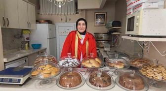 Çankırı'da 10 yıldır pasta evi işleten kadın girişimci, ilk kadın ahisi seçildi
