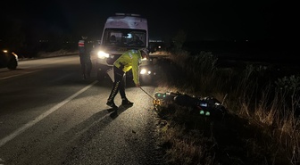 Çorlu'da motosiklet sürücüsü kamyonun çarpması sonucu öldü, kamyon sürücüsü aranıyor