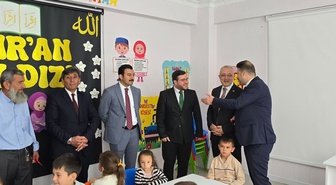 Denizli Çivril'de Kıralan Mahallesi 4-6 Yaş Kur'an Kursu törenle hizmete açıldı