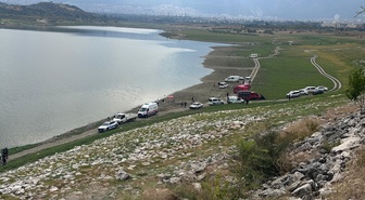 Denizli Pamukkale'deki Gökpınar Barajı'nda bulunan erkek cesedi morga kaldırıldı