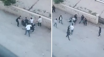 Elazığ'da sokak ortasında dehşet! Araya alıp acımasızca darbettiler