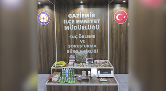 İzmir Gaziemir'de operasyonda uyuşturucu ele geçirildi, 2 şüpheli gözaltına alındı