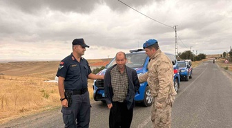 Kırşehir'de zihinsel engelli vatandaş, jandarmanın dron destekli aramasıyla bulundu