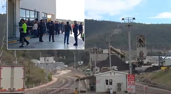 Soma'da maden ocağında göçük: 5 işçi göçük altında, kriz merkezi oluşturuldu