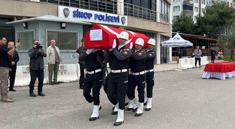 Sinop'taki tekne kazasında ölen polis memuru Yetiş'in cenazesi Malatya'ya gönderildi