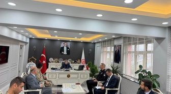 Taşlıçay'da okul güvenliği toplantısında öğrenci güvenliği için kararlar alındı