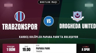 Trabzonspor maçını hangi kanal veriyor, Trabzonspor hazırlık maçı hangi kanalda? Trabzonspor Drogheda United maçı hangi kanalda?