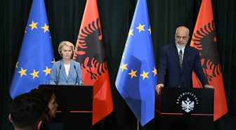 AB Komisyonu Başkanı Von der Leyen, Arnavutluk'un üyeliğinin birliği güçlendireceğini söyledi