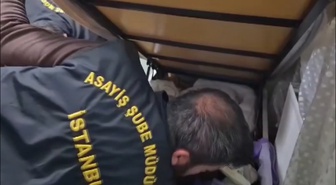 15 yıl hapis cezası olan firari, Bağcılar'da dini nikahlı eşinin evinde yakalandı