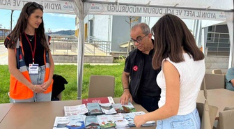 Aydın'da AFAD koordinesinde yurtlarda kalan üniversitelilere afet eğitimi verildi