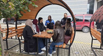 Bozüyük'te polis, üniversite öğrencilerini dolandırıcılığa karşı uyardı