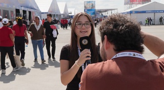 Demirören Medya Lisesi öğrencileri TEKNOFEST Şanlıurfa'da haber üretiyor