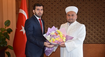 Giresun İl Müftüsü Hüseyin Okuş göreve başladı, Espiye Kaymakamı ziyaretlerde bulundu