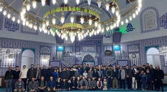 Kavak'ta cemaat, Hz. Ömer Camii'nde sabah namazı buluşmasında bir araya geldi