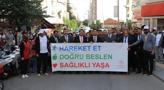 Kilis'te Dünya Yürüyüş Günü kapsamında yürüyüş düzenlendi, 10 bin adım önerildi
