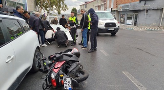 Kocaeli Dilovası'nda motosiklet devrildi, sürücü yaralanarak hastaneye kaldırıldı