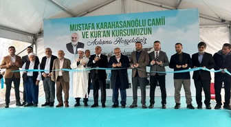 Mustafa Karahasanoğlu'nun adını taşıyan cami ve Kur'an kursu Arnavutköy'de açıldı